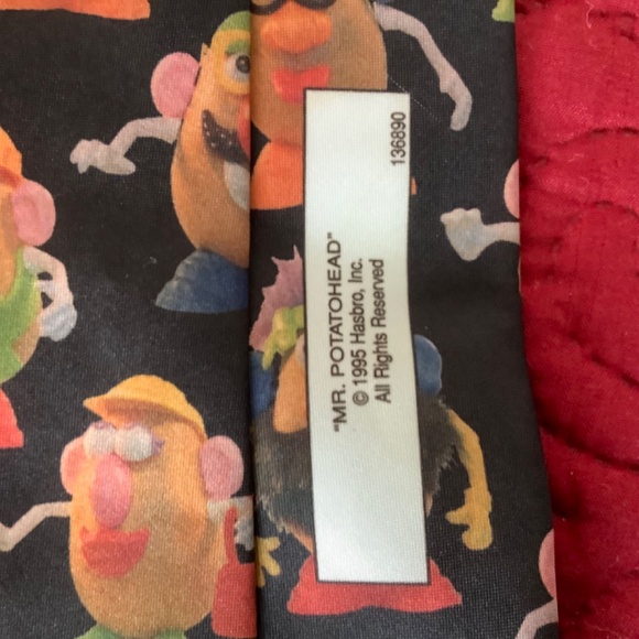 Vintage Mr. Potatohead necktie  1995 Hasbro Inc Ralph Marlin - Picture 6 of 6
